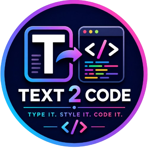 Text to Code